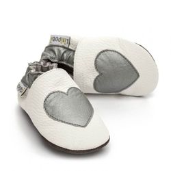 Boty Liliputi - stříbrné srdíčko